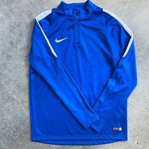Boys Nike Dri Fit Soccer 1/4 ZIP long Sleeve